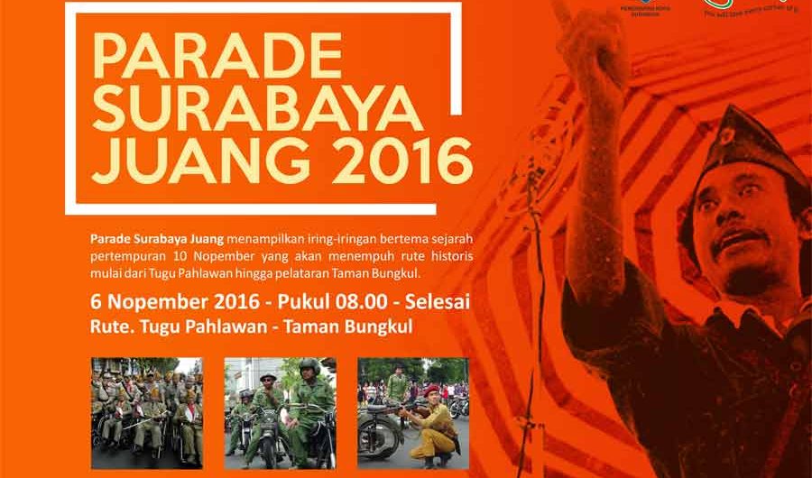 Semangat Menggelora dalam Parade Surabaya Juang 2016